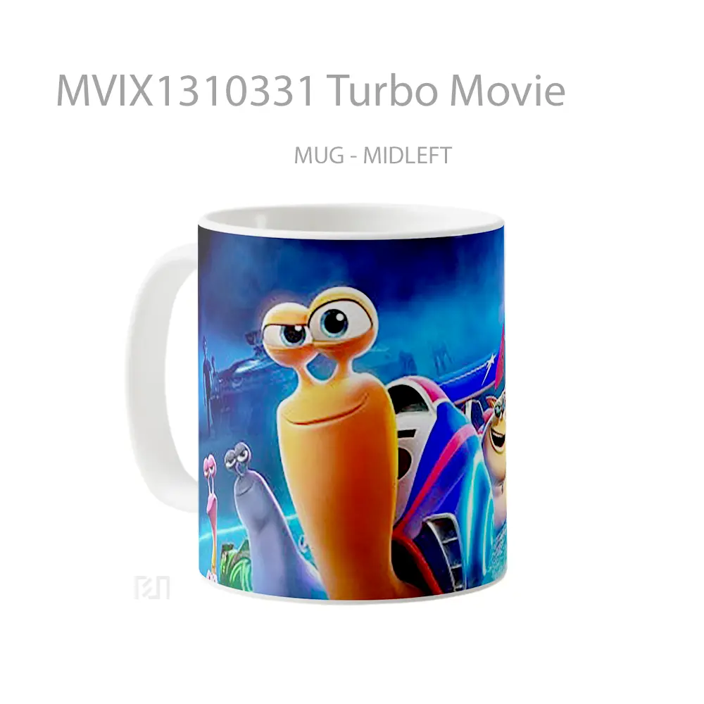 Mug Turbo Movie Gelas Keramik Unik - All-side / Desain