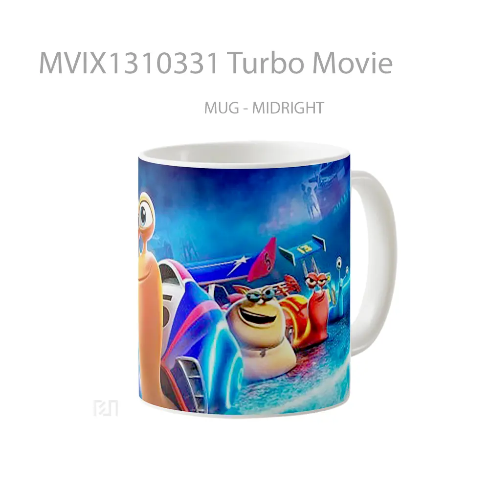 Mug Turbo Movie Gelas Keramik Unik - All-side / Desain