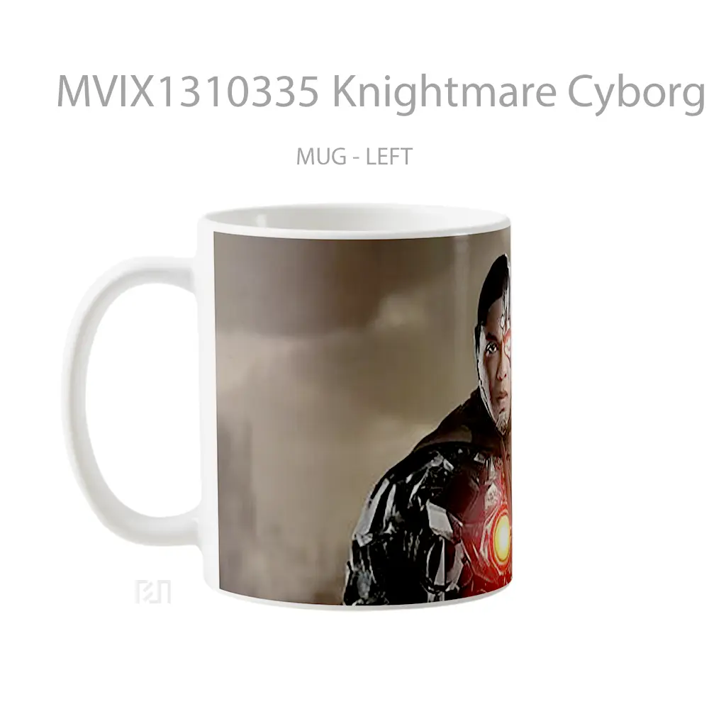 Mug Knightmare Cyborg Gelas Keramik Unik - All-side / Desain