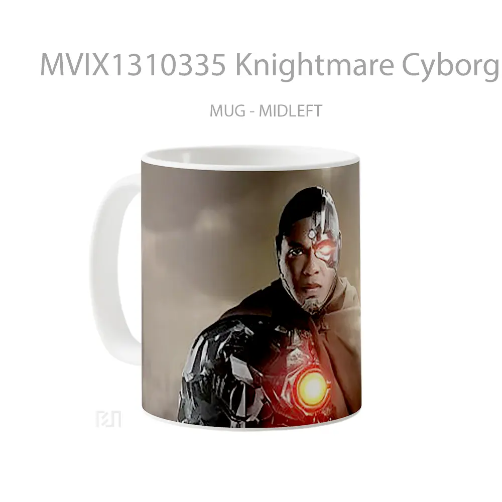 Mug Knightmare Cyborg Gelas Keramik Unik - All-side / Desain