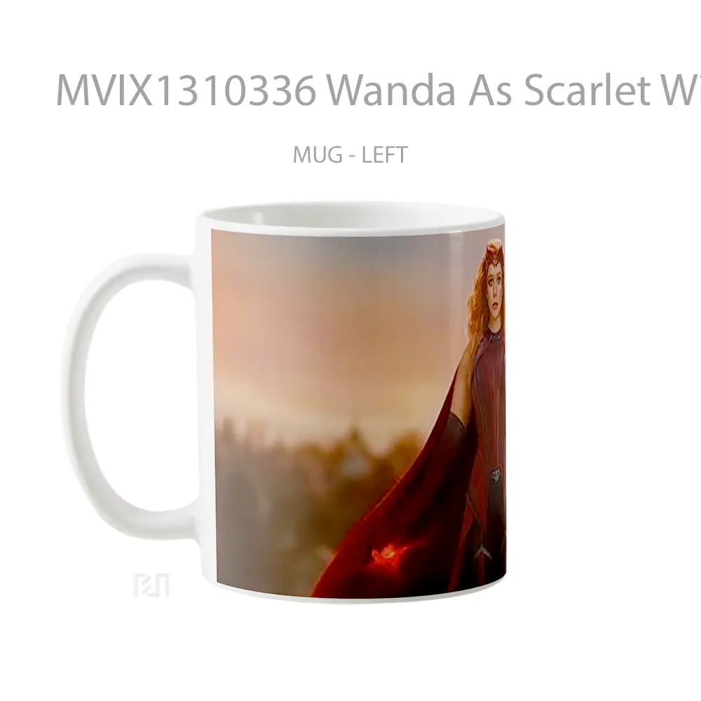 Mug Wanda As Scarlet Witch Gelas Superhero - All-side / Desain