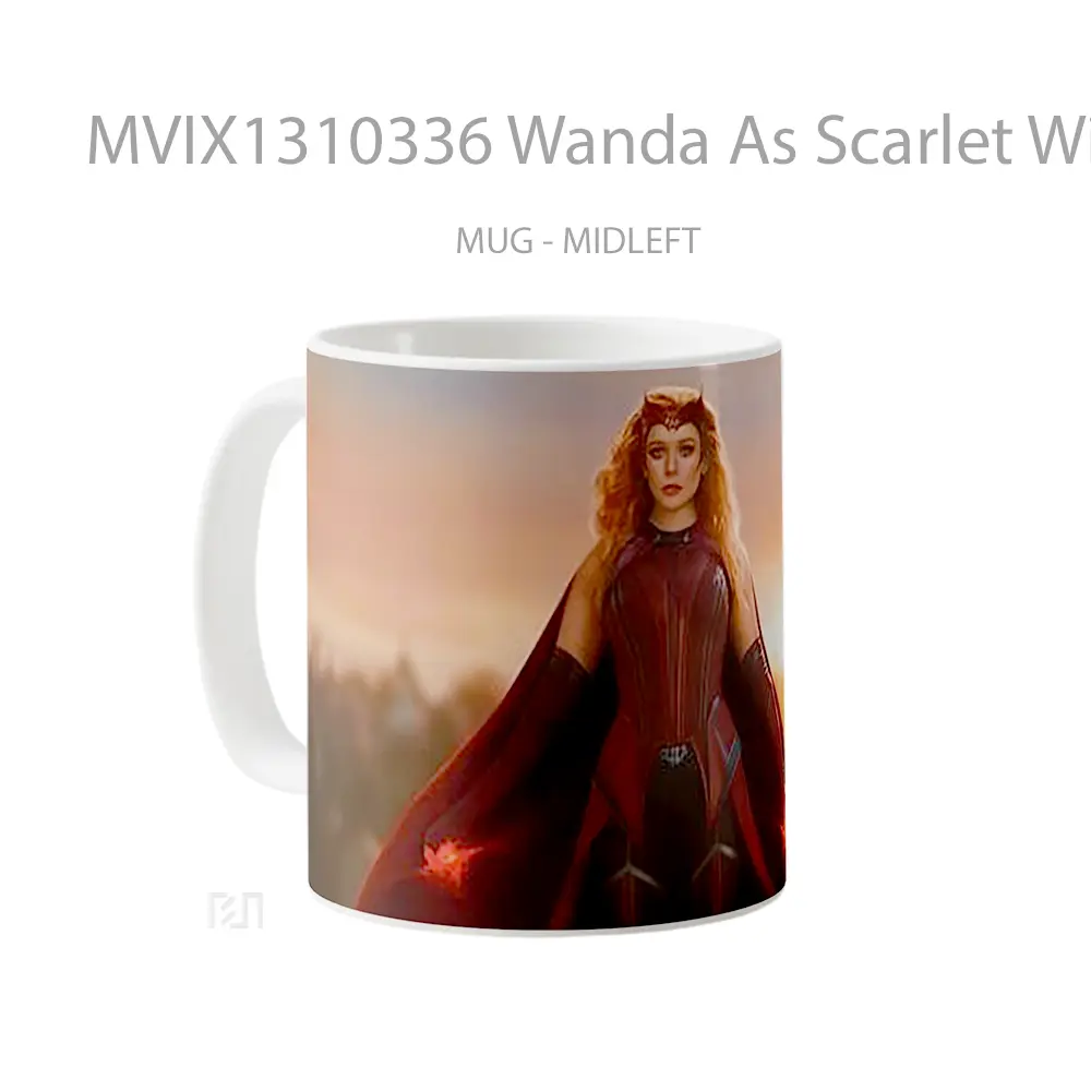 Mug Wanda As Scarlet Witch Gelas Superhero - All-side / Desain