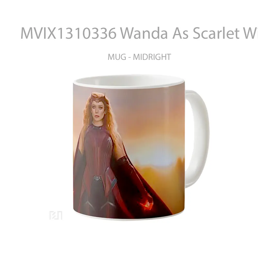 Mug Wanda As Scarlet Witch Gelas Superhero - All-side / Desain