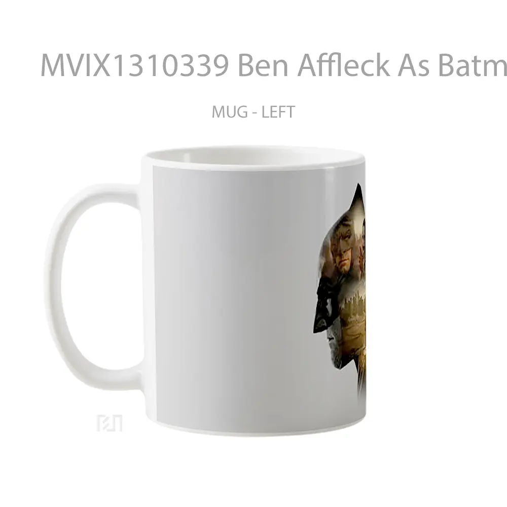 Mug Ben Affleck As Batman Zack Snyder S Justice League Minimalist Gelas Superhero - All-side / Desain