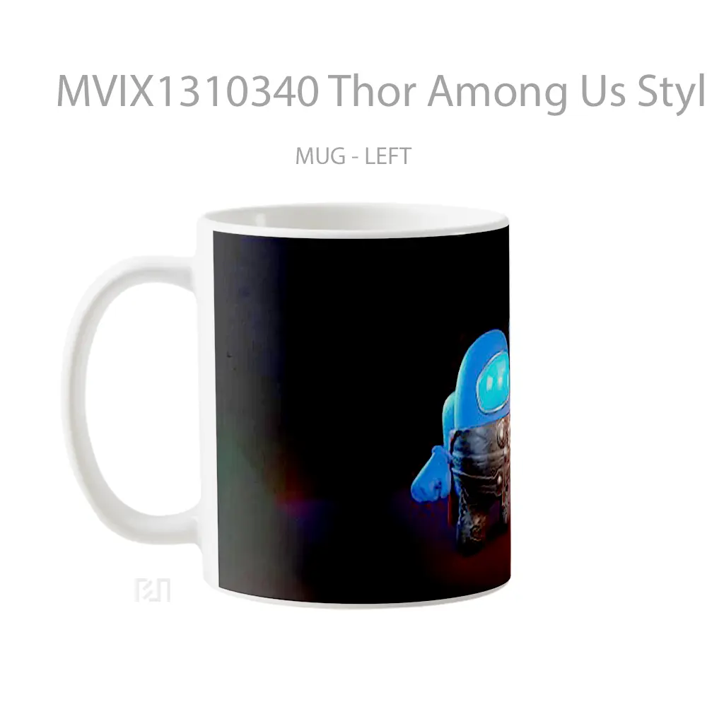 Mug Thor Among Us Style Gelas Superhero - All-side / Desain