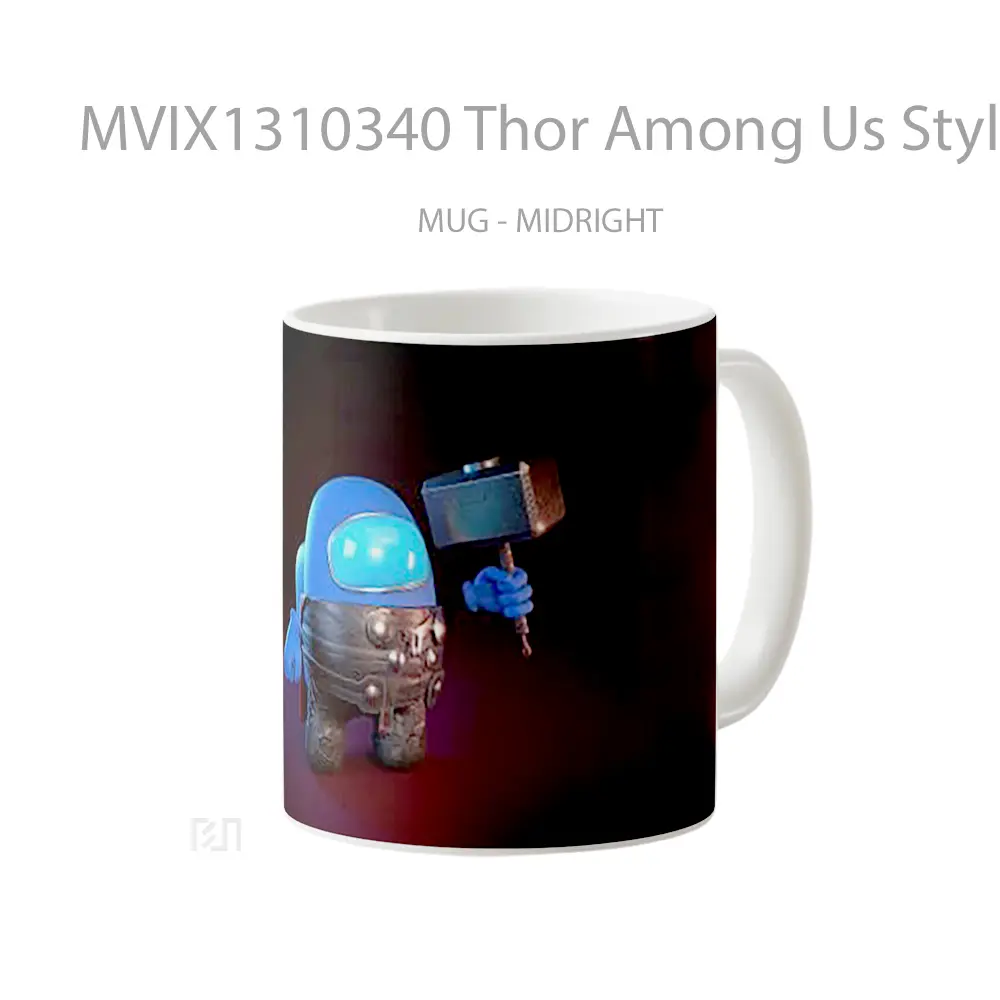 Mug Thor Among Us Style Gelas Superhero - All-side / Desain