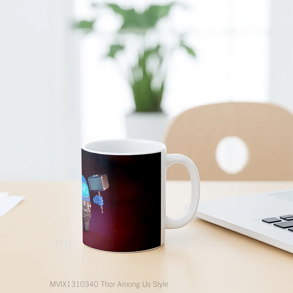Mug Thor Among Us Style Gelas Superhero - All-side / Desain