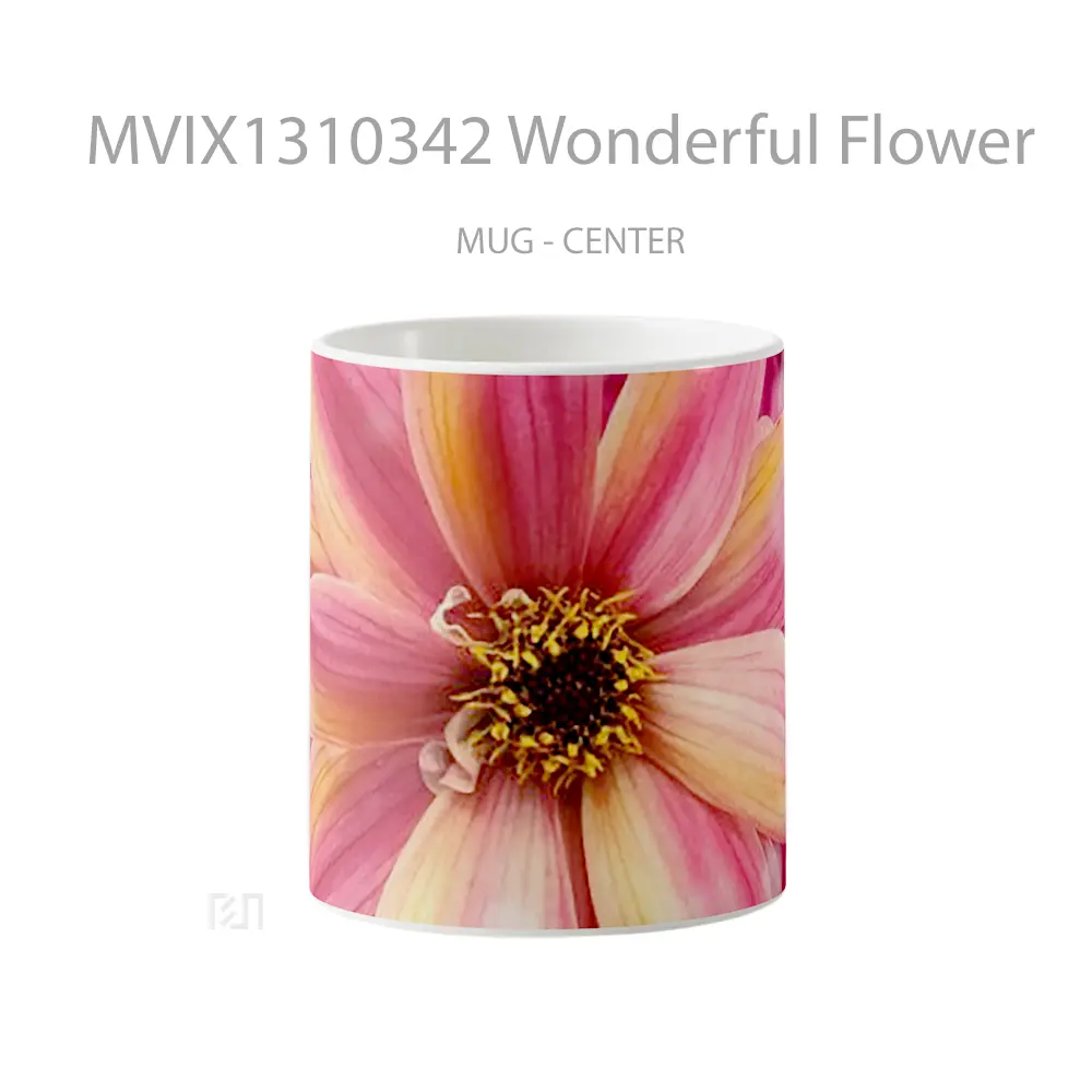 Mug Wonderful Flower Gelas Pemandangan Alam