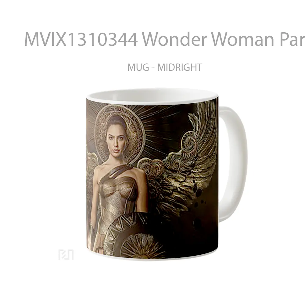 Mug Wonder Woman Parallel Universe Gelas Superhero - All-side / Desain