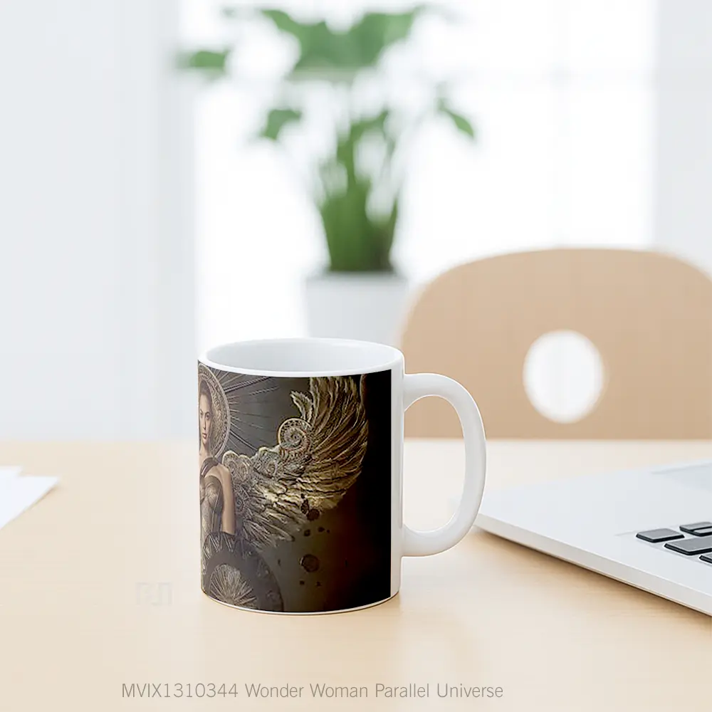 Mug Wonder Woman Parallel Universe Gelas Superhero - All-side / Desain