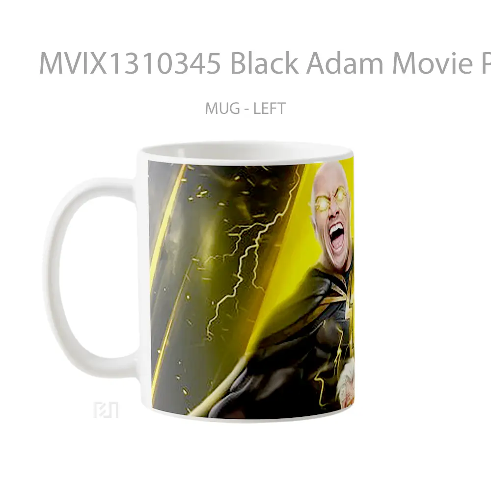 Mug Black Adam Movie Poster Gelas Keramik Unik - All-side / Desain