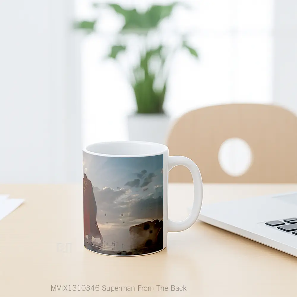 Mug Superman From The Back Gelas Superhero - All-side / Desain