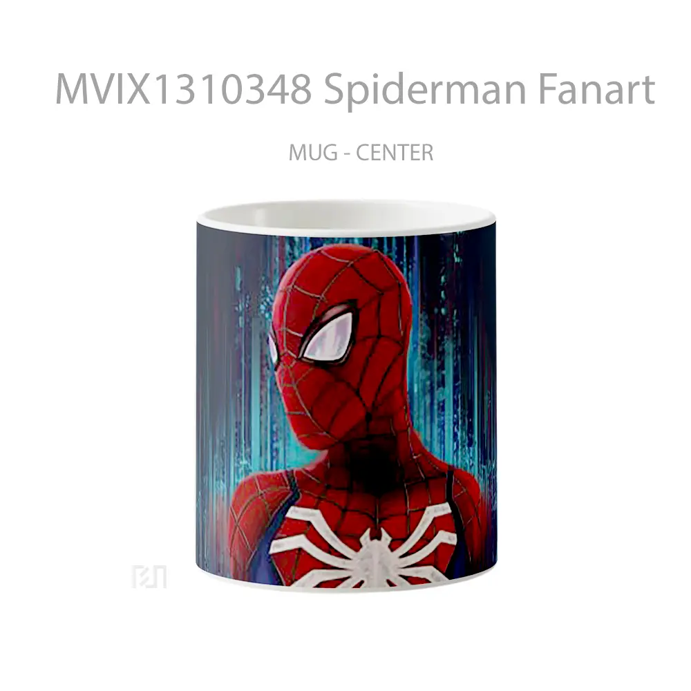 Mug Spiderman Fanart Gelas Superhero