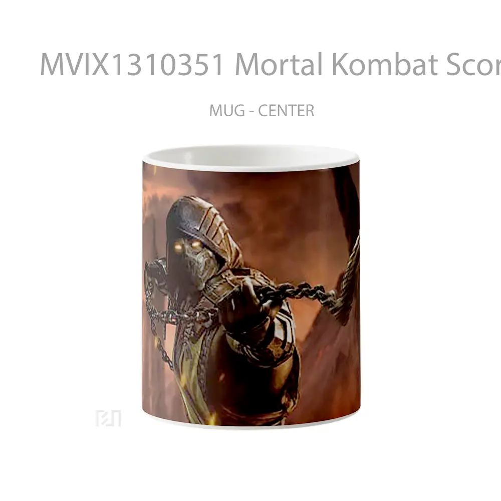 Mug Mortal Kombat Scorpion Gelas Keramik Unik