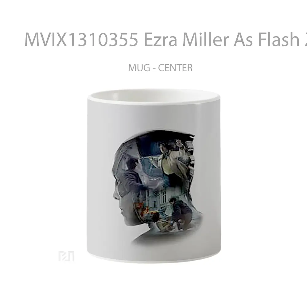 Mug Ezra Miller As Flash Zack Snyders Justice League Minimalist Gelas Superhero