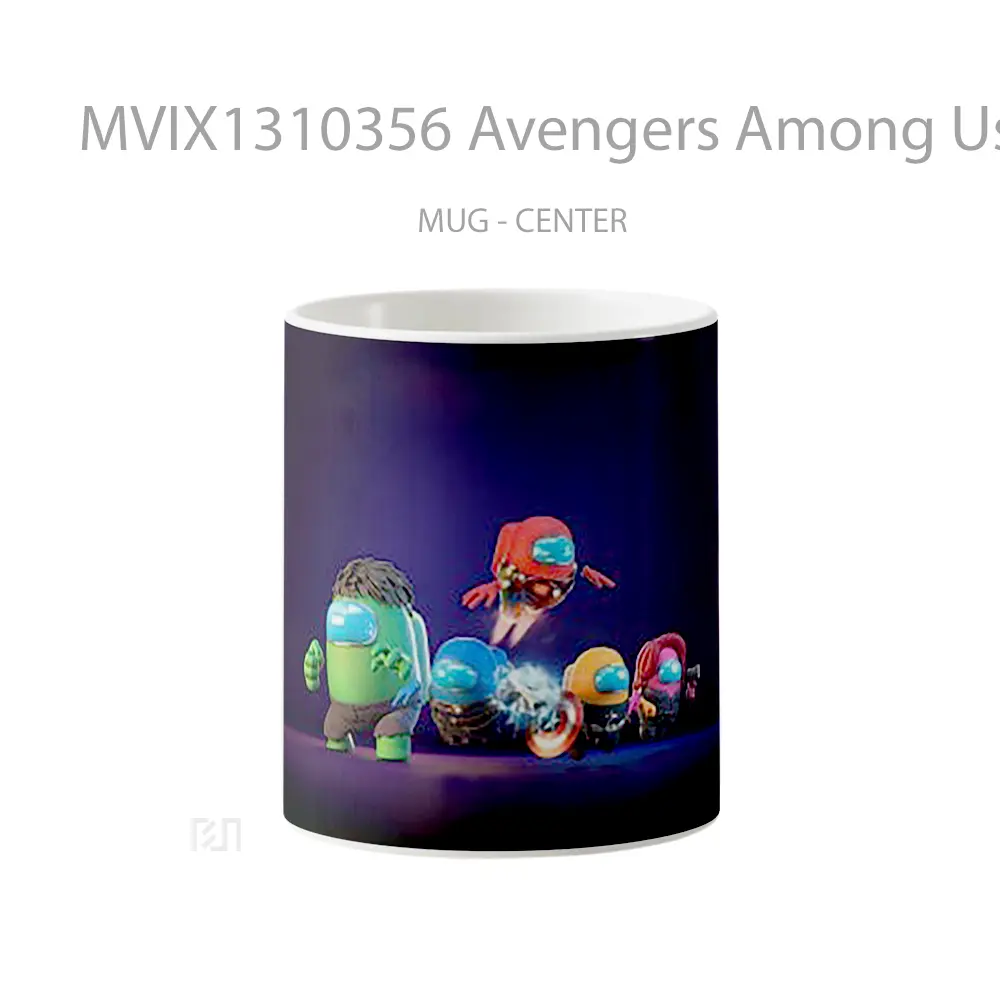 Mug Avengers Among Us Style Gelas Superhero