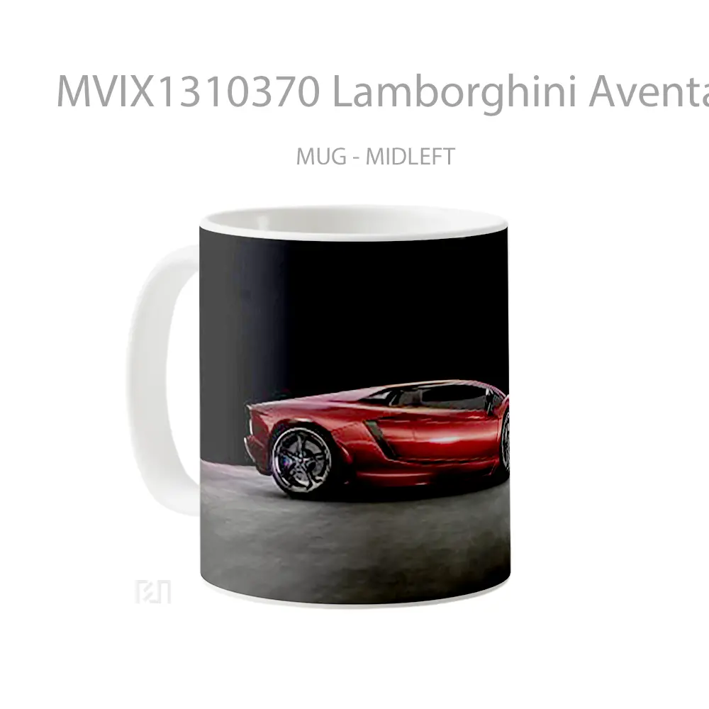 Mug Lamborghini Aventador Lp 700 4 Side Cangkir Mobil - All-side / Desain