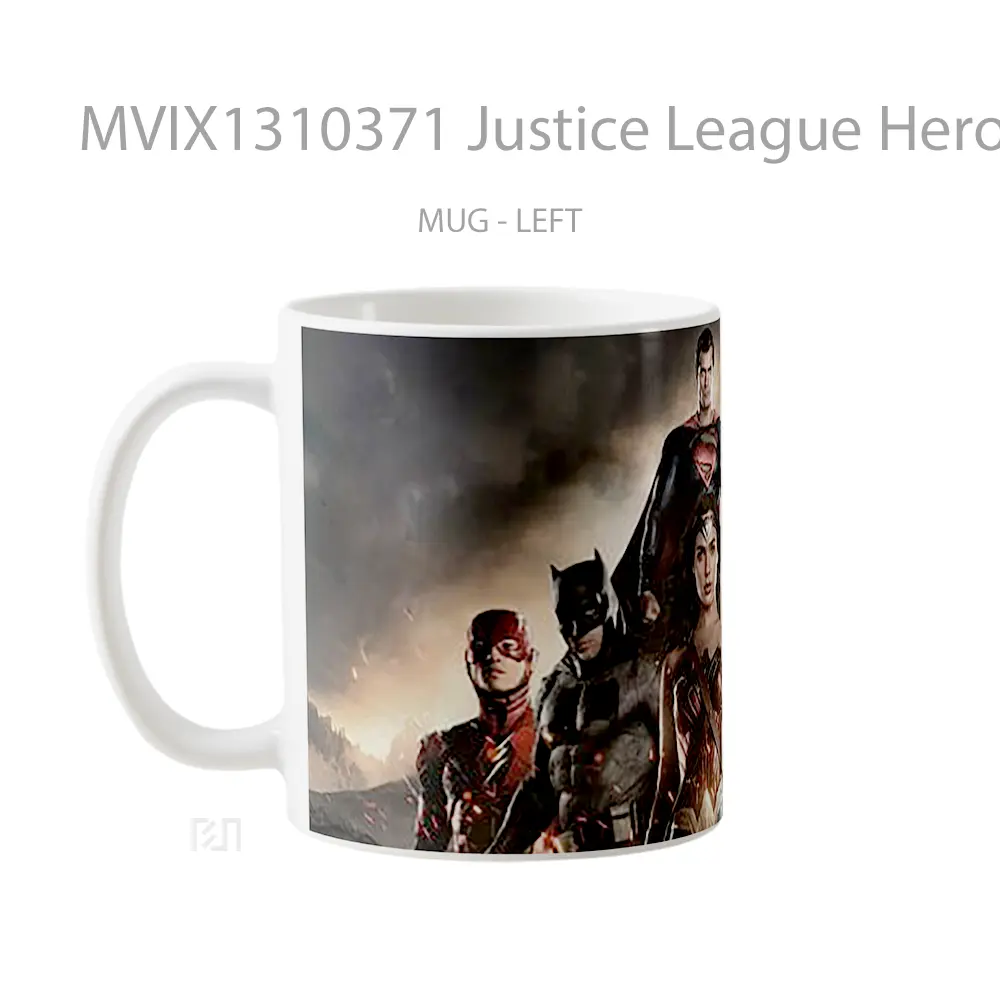 Mug Justice League Heroes Gelas Superhero - All-side / Desain