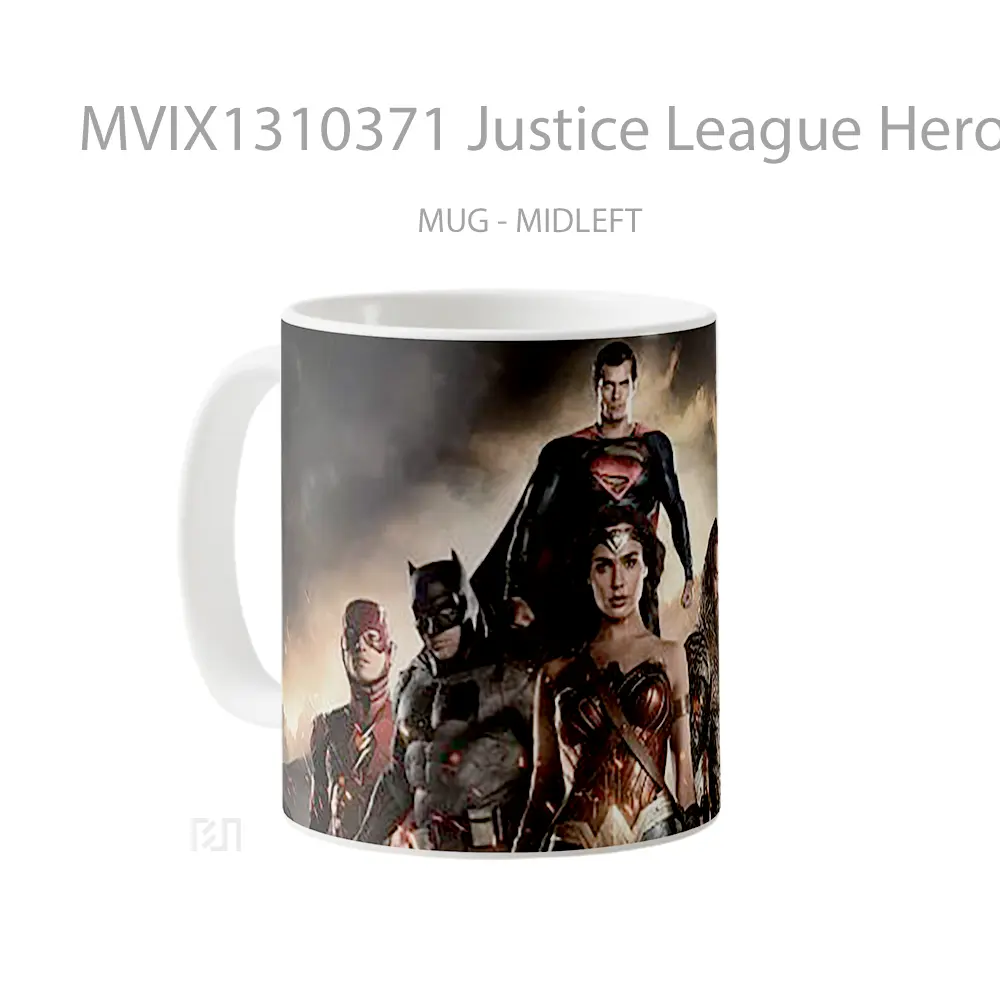 Mug Justice League Heroes Gelas Superhero - All-side / Desain
