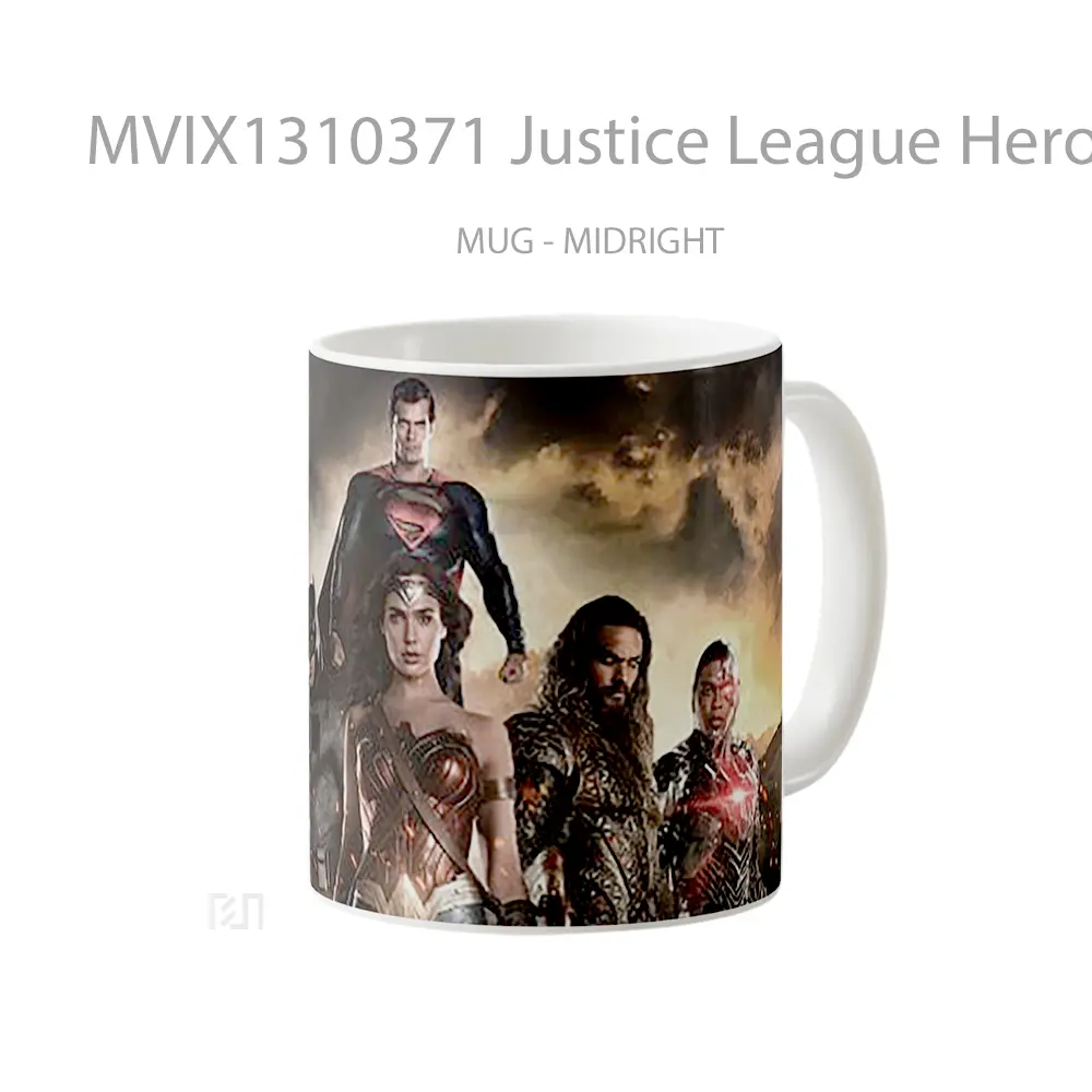 Mug Justice League Heroes Gelas Superhero - All-side / Desain