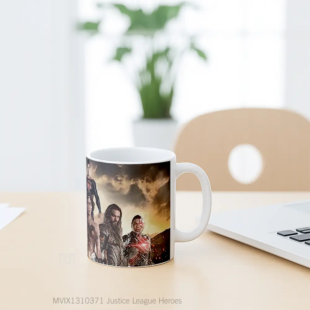 Mug Justice League Heroes Gelas Superhero - All-side / Desain