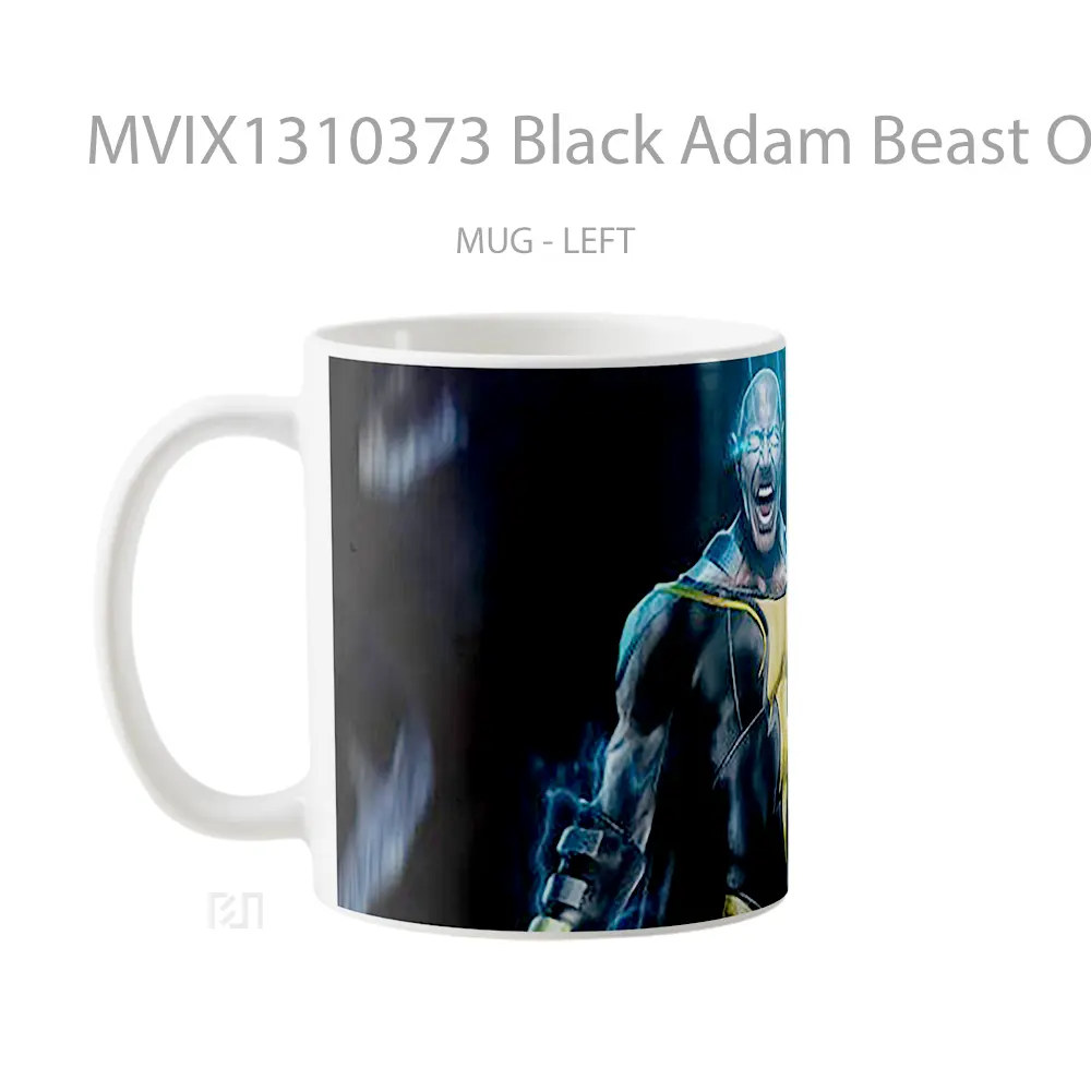Mug Black Adam Beast On Gelas Keramik Unik - All-side / Desain