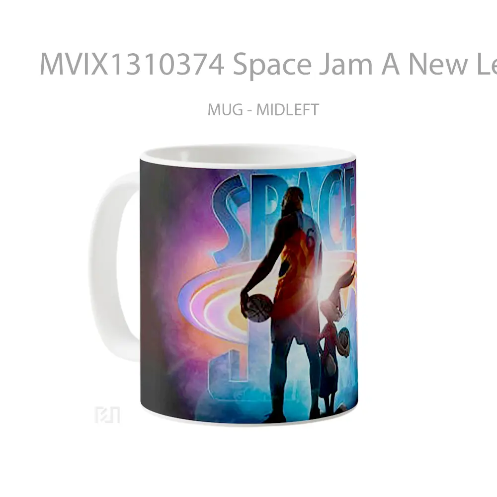 Mug Space Jam A New Legacy Gelas Astronomi - All-side / Desain