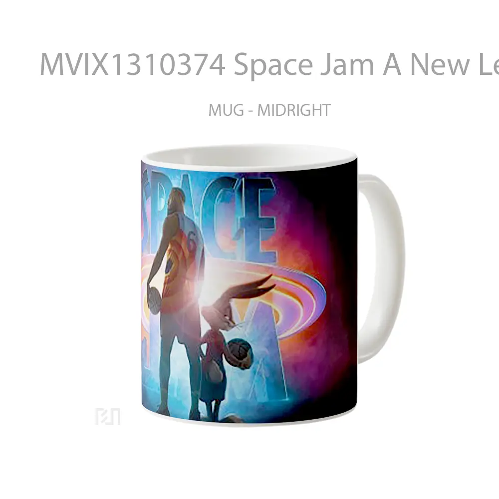 Mug Space Jam A New Legacy Gelas Astronomi - All-side / Desain
