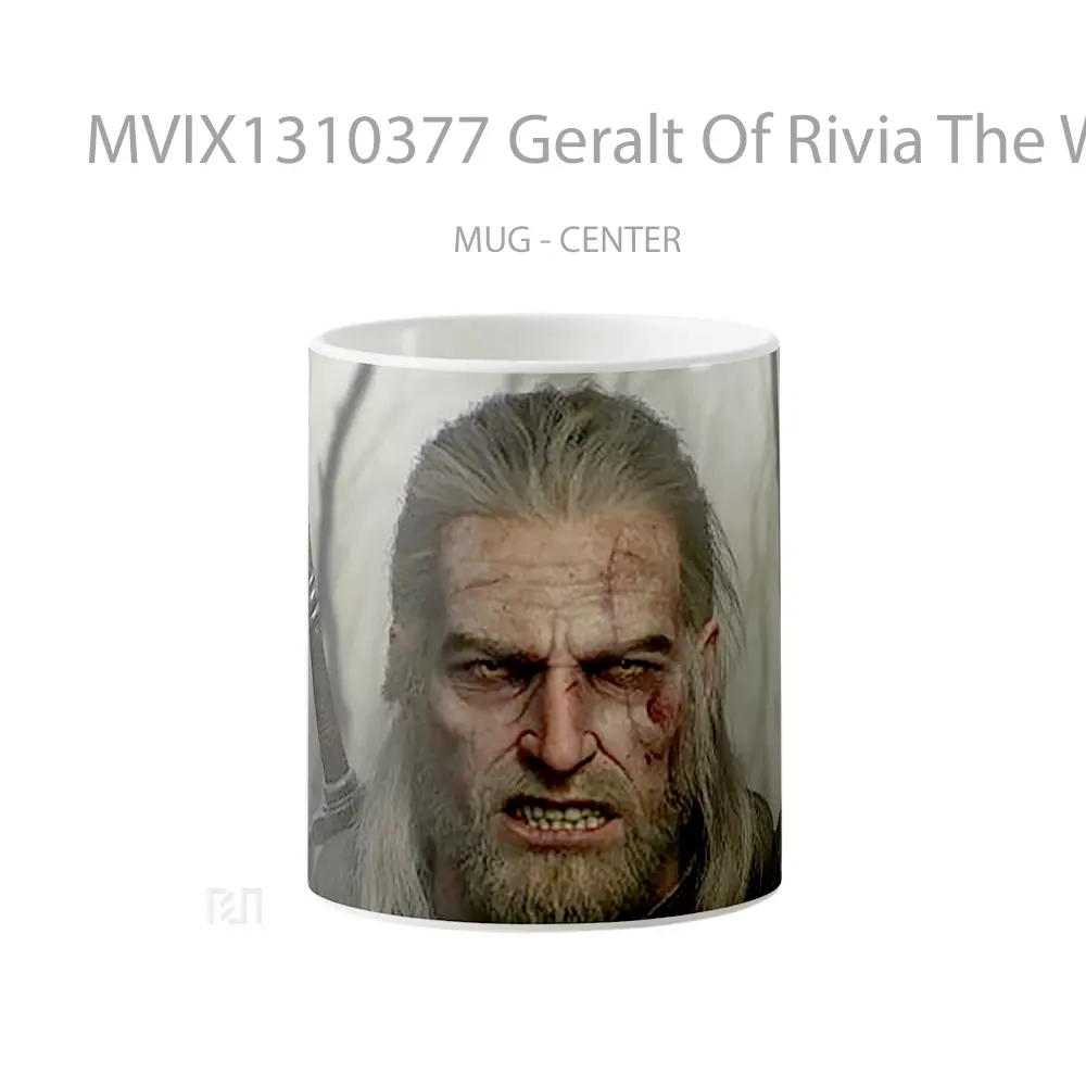 Mug Geralt Of Rivia The Witcher 3 Gelas Keramik Unik
