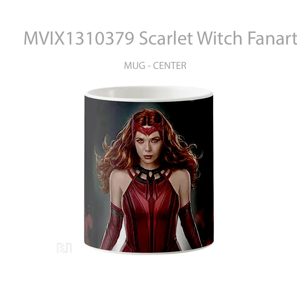 Mug Scarlet Witch Fanart 2021 Gelas Superhero
