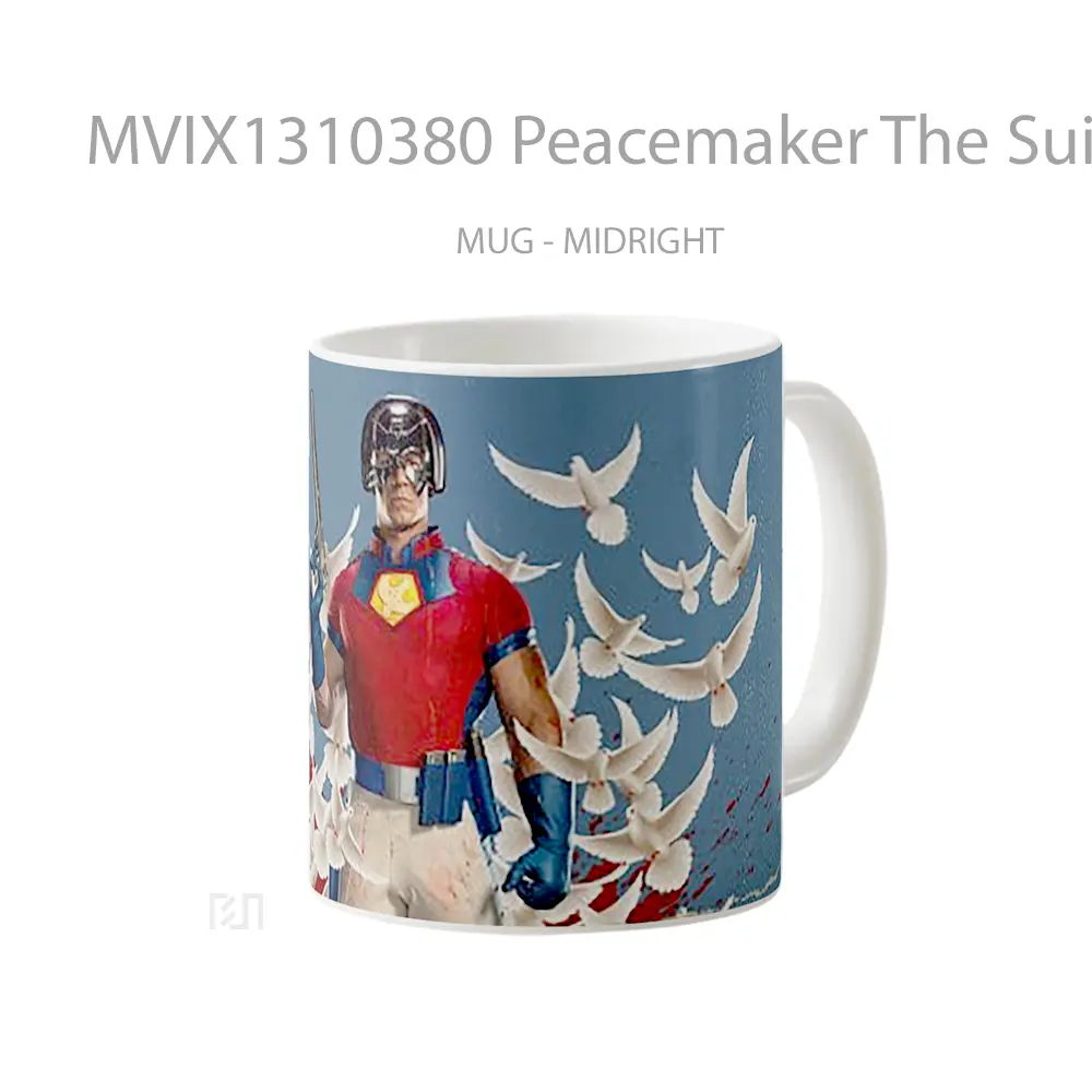 Mug Peacemaker The Suicide Squad Gelas Keramik Unik - All-side / Desain