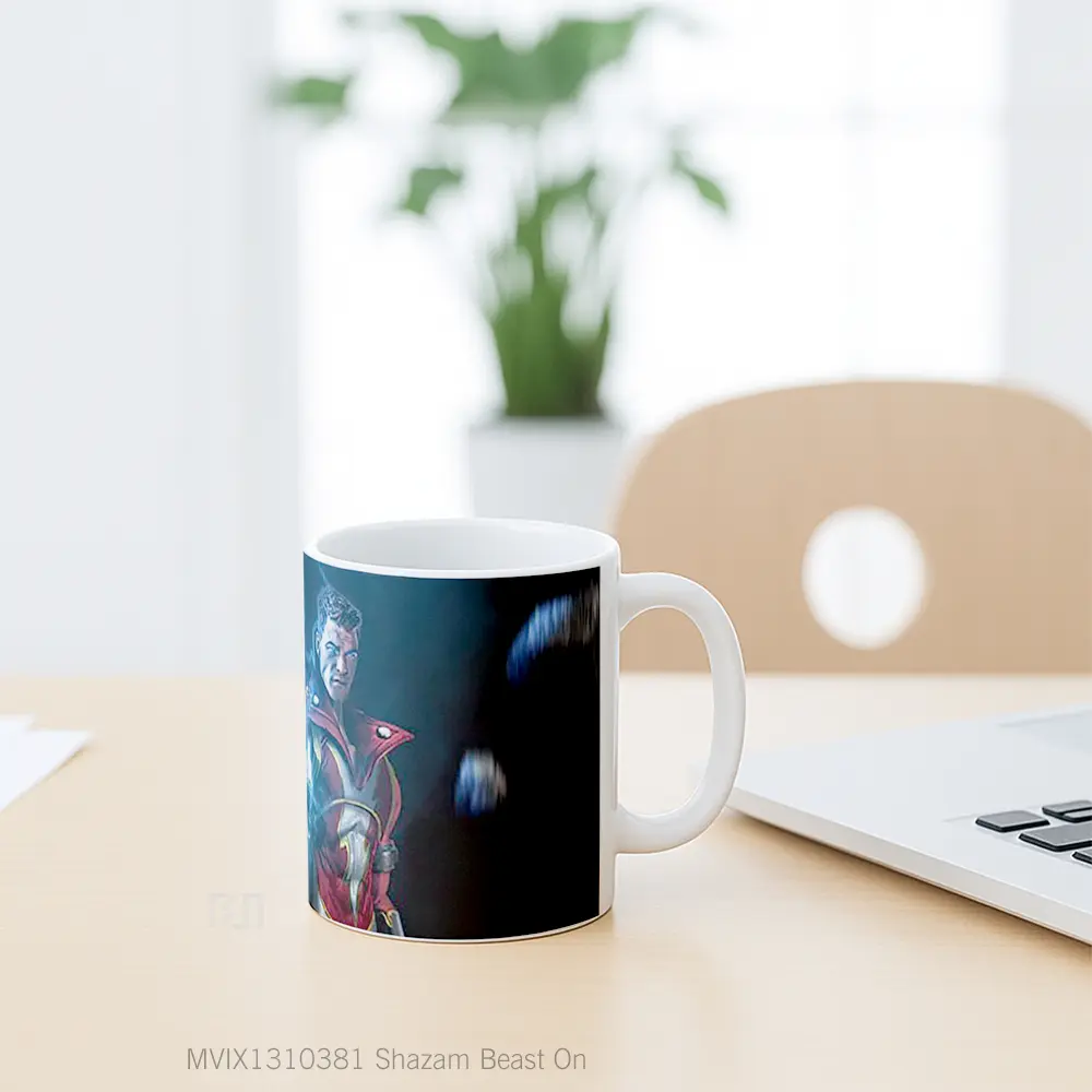 Mug Shazam Beast On Gelas Superhero - All-side / Desain