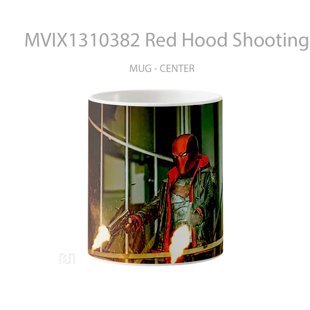 Mug Red Hood Shooting Gelas Superhero