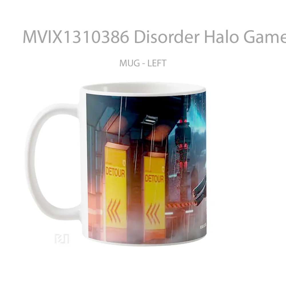 Mug Disorder Halo Game Cangkir Gamer - All-side / Desain