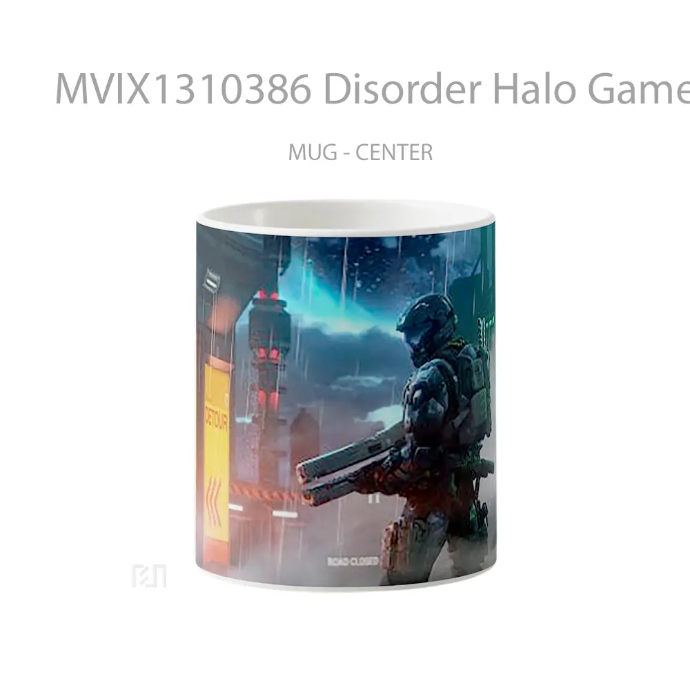 Mug Disorder Halo Game Cangkir Gamer