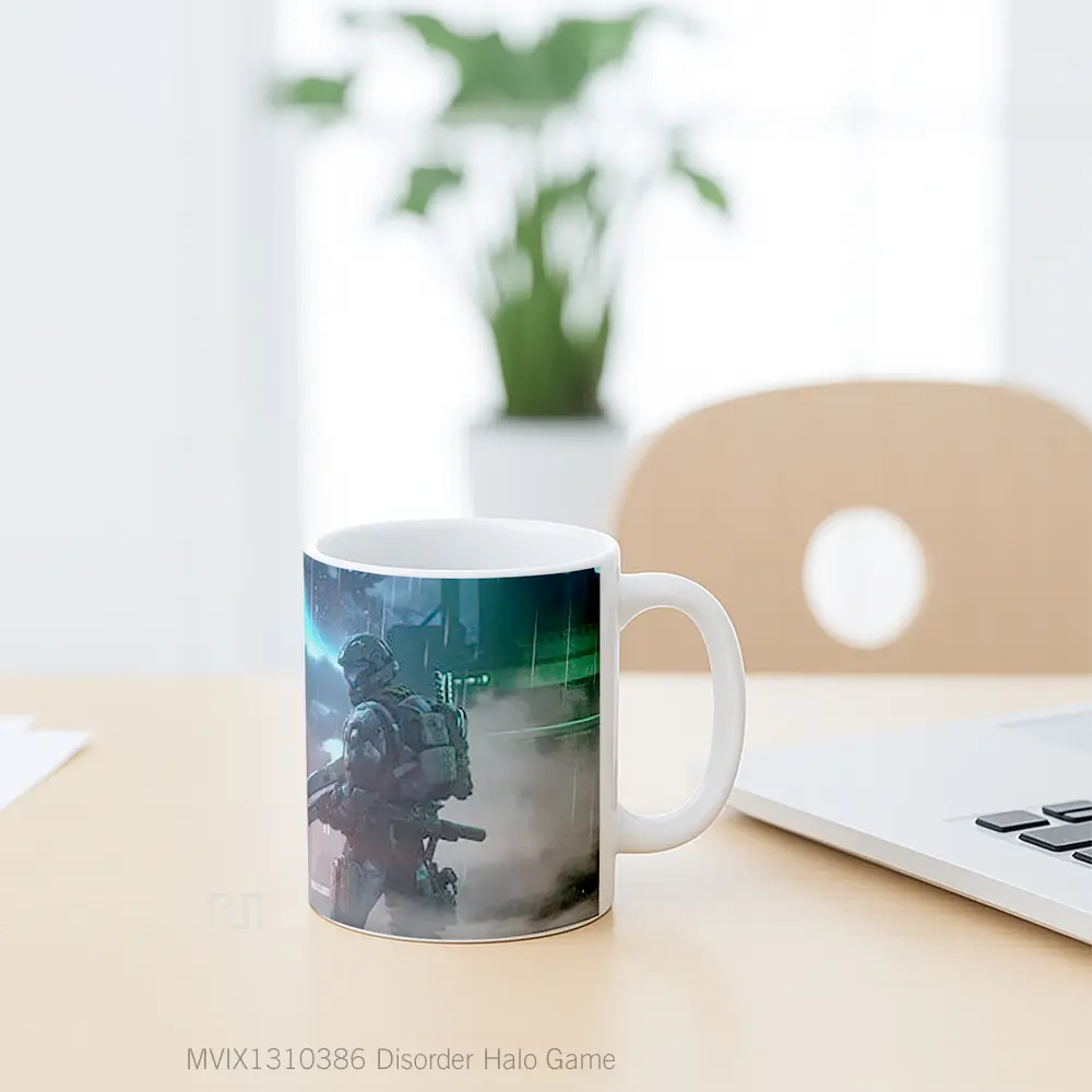 Mug Disorder Halo Game Cangkir Gamer - All-side / Desain