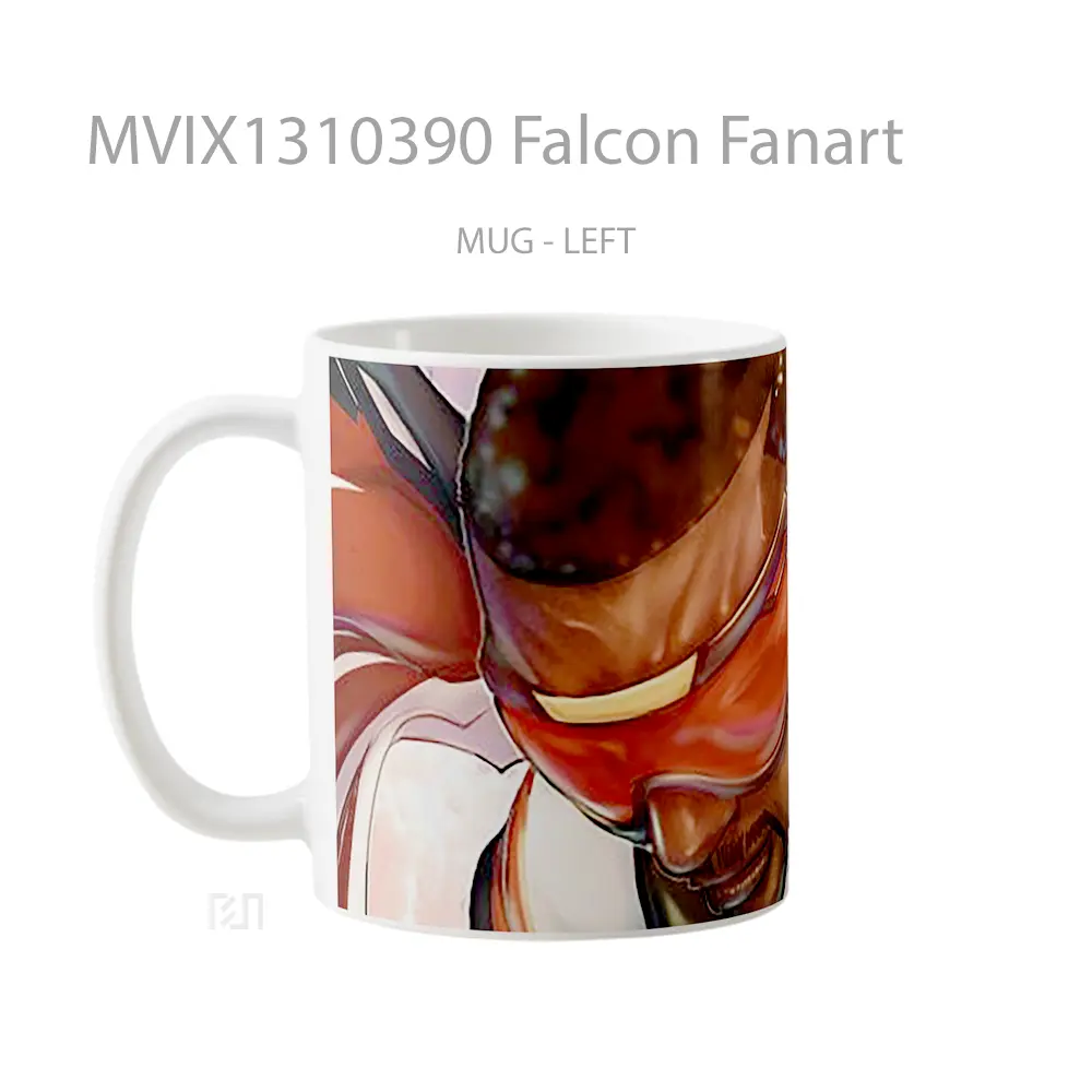 Mug Falcon Fanart Gelas Keramik Unik - All-side / Desain
