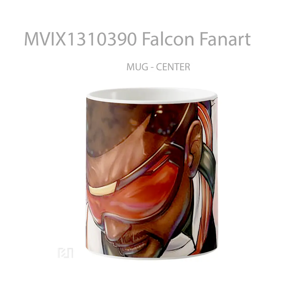 Mug Falcon Fanart Gelas Keramik Unik