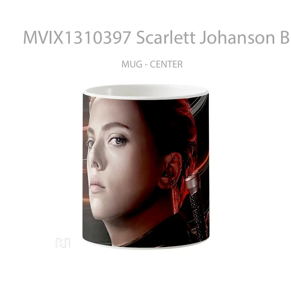 Mug Scarlett Johanson Black Widow 2021 Movie Gelas Superhero
