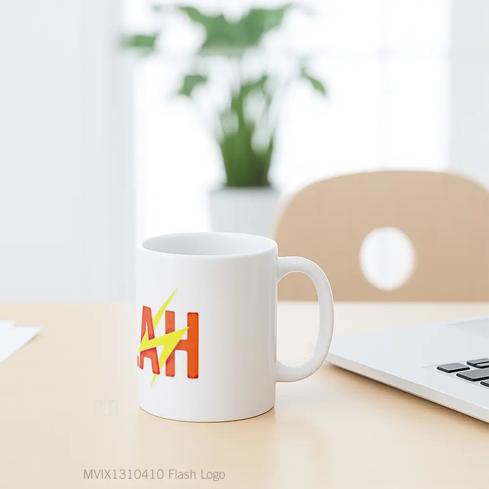 Mug Flash Logo Gelas Superhero - All-side / Desain