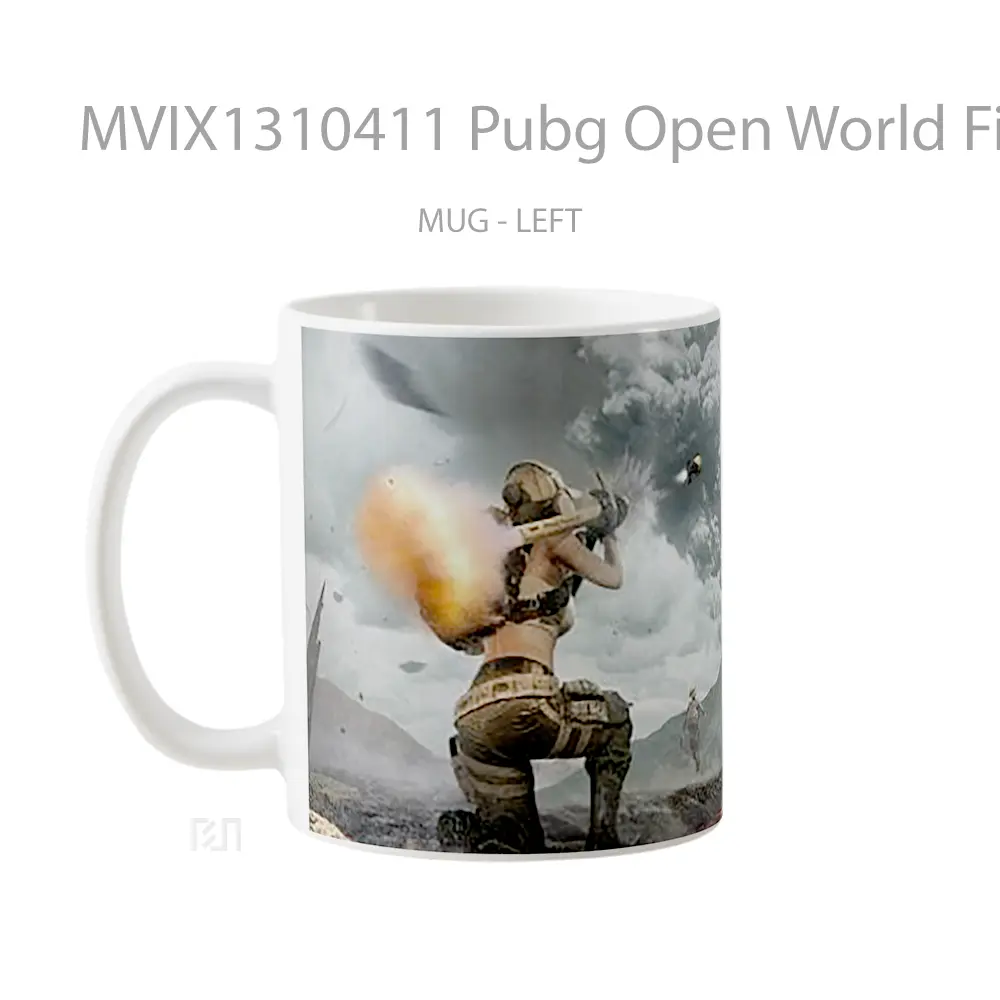 Mug Pubg Open World Fight Cangkir Gamer - All-side / Desain