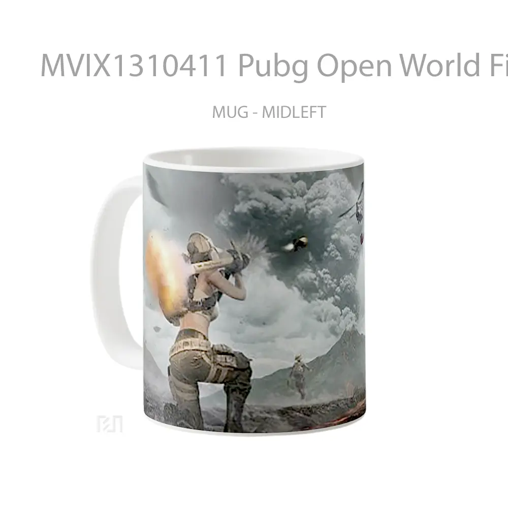 Mug Pubg Open World Fight Cangkir Gamer - All-side / Desain