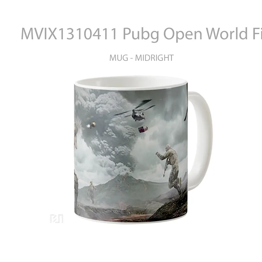 Mug Pubg Open World Fight Cangkir Gamer - All-side / Desain