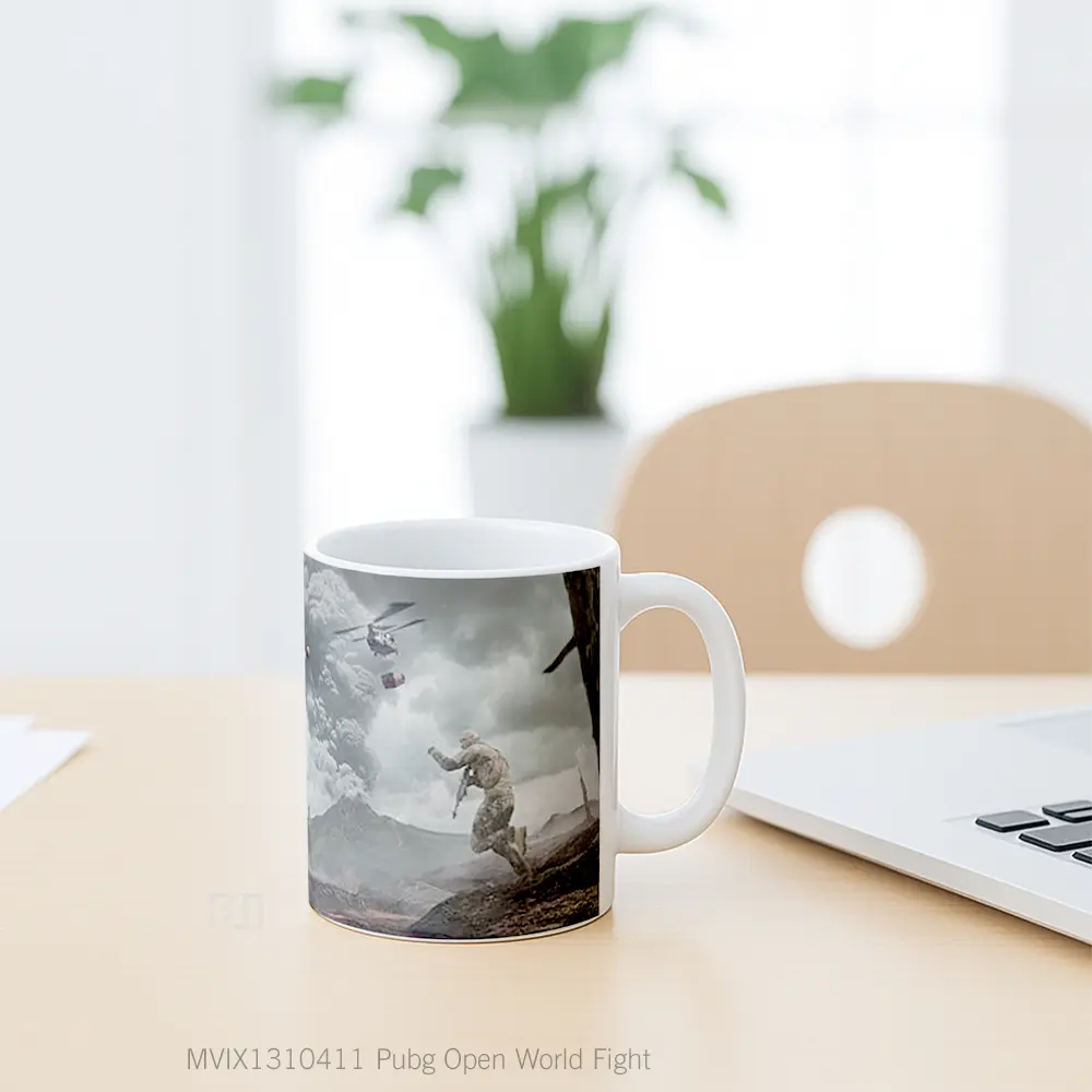 Mug Pubg Open World Fight Cangkir Gamer - All-side / Desain
