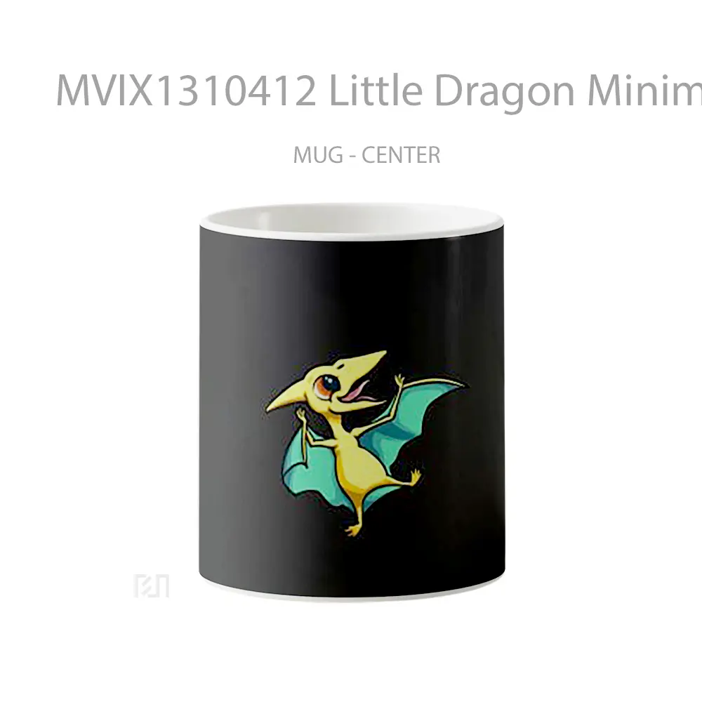 Mug Little Dragon Minimalist Gelas Seni Modern