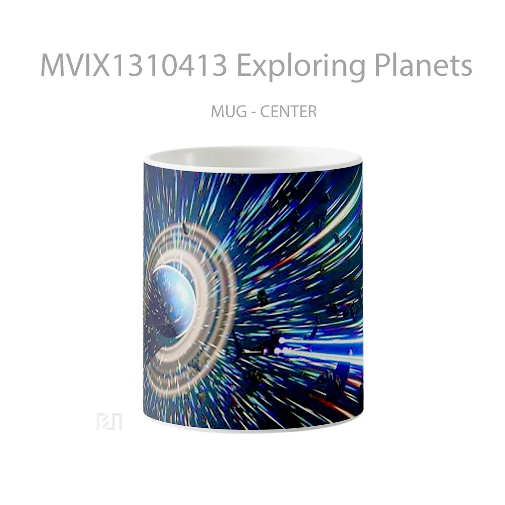 Mug Exploring Planets Gelas Astronomi