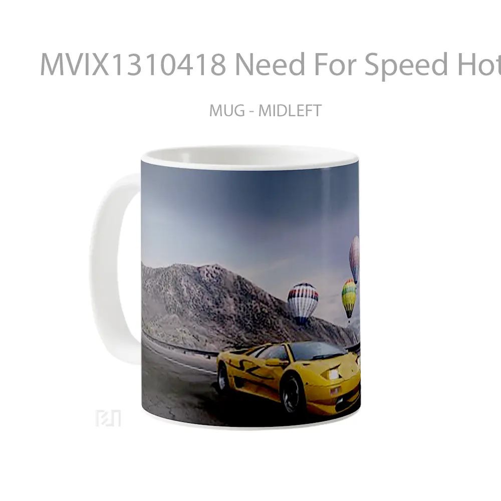 Mug Need For Speed Hot Pursuit Lamborghini Diablo Cangkir Gamer - All-side / Desain