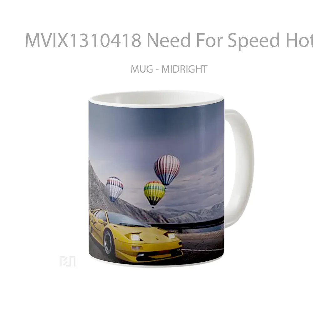 Mug Need For Speed Hot Pursuit Lamborghini Diablo Cangkir Gamer - All-side / Desain