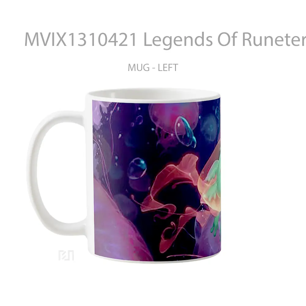 Mug Legends Of Runeterra Wiggly Burblefish Gelas Keramik Unik - All-side / Desain