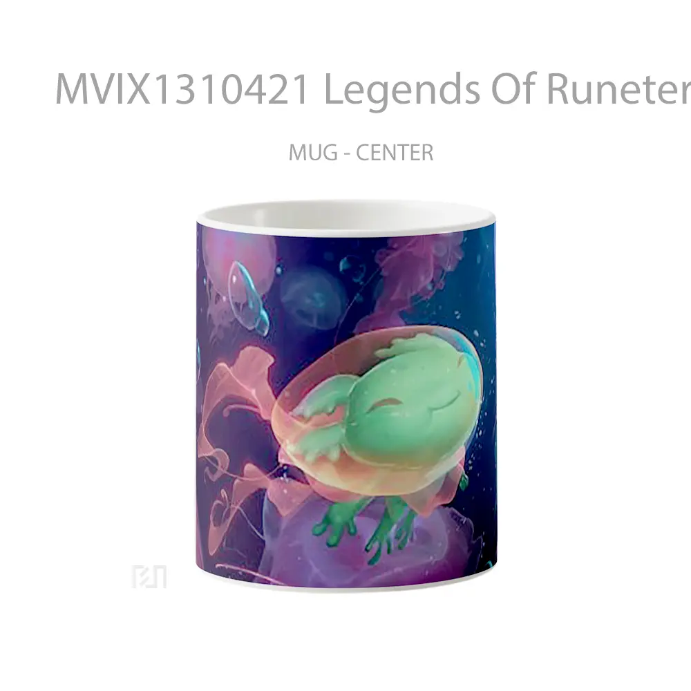 Mug Legends Of Runeterra Wiggly Burblefish Gelas Keramik Unik